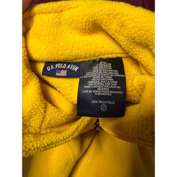 U.S. Polo ASSN Boys 3T Yellow sweater - Picture 3 of 6